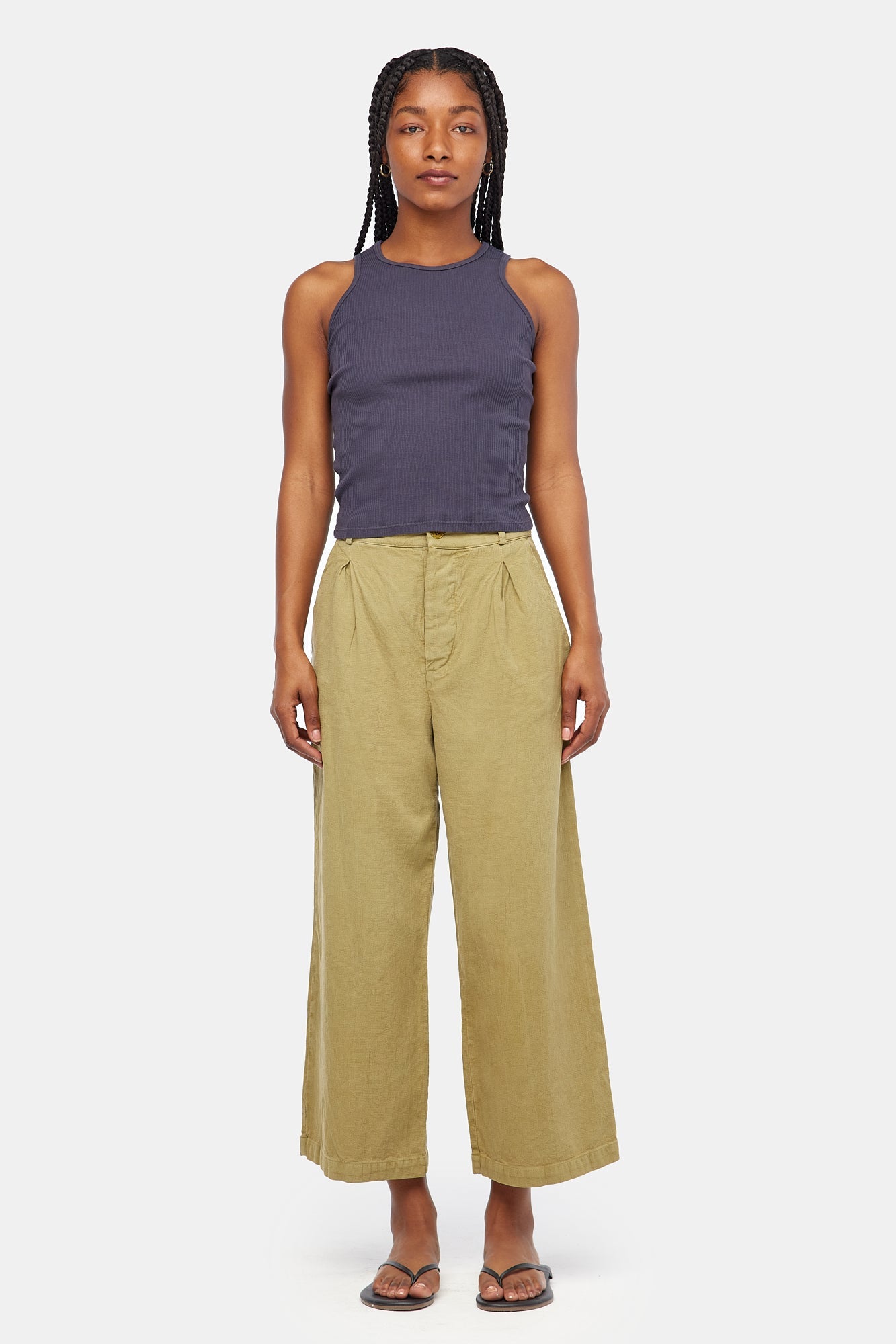Lola Trousers - Artichoke
