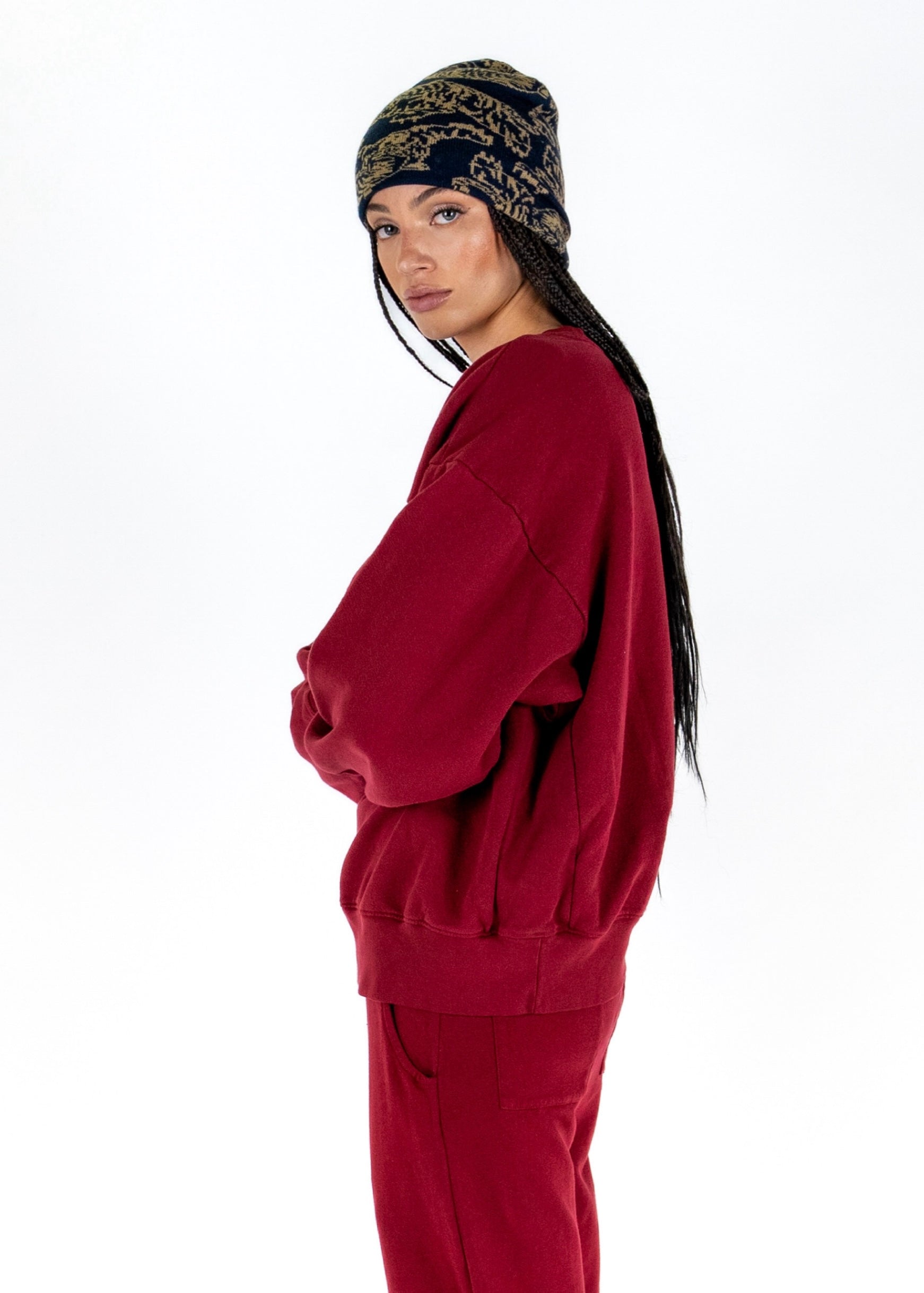 Slater Sweatshirt - Burgundy