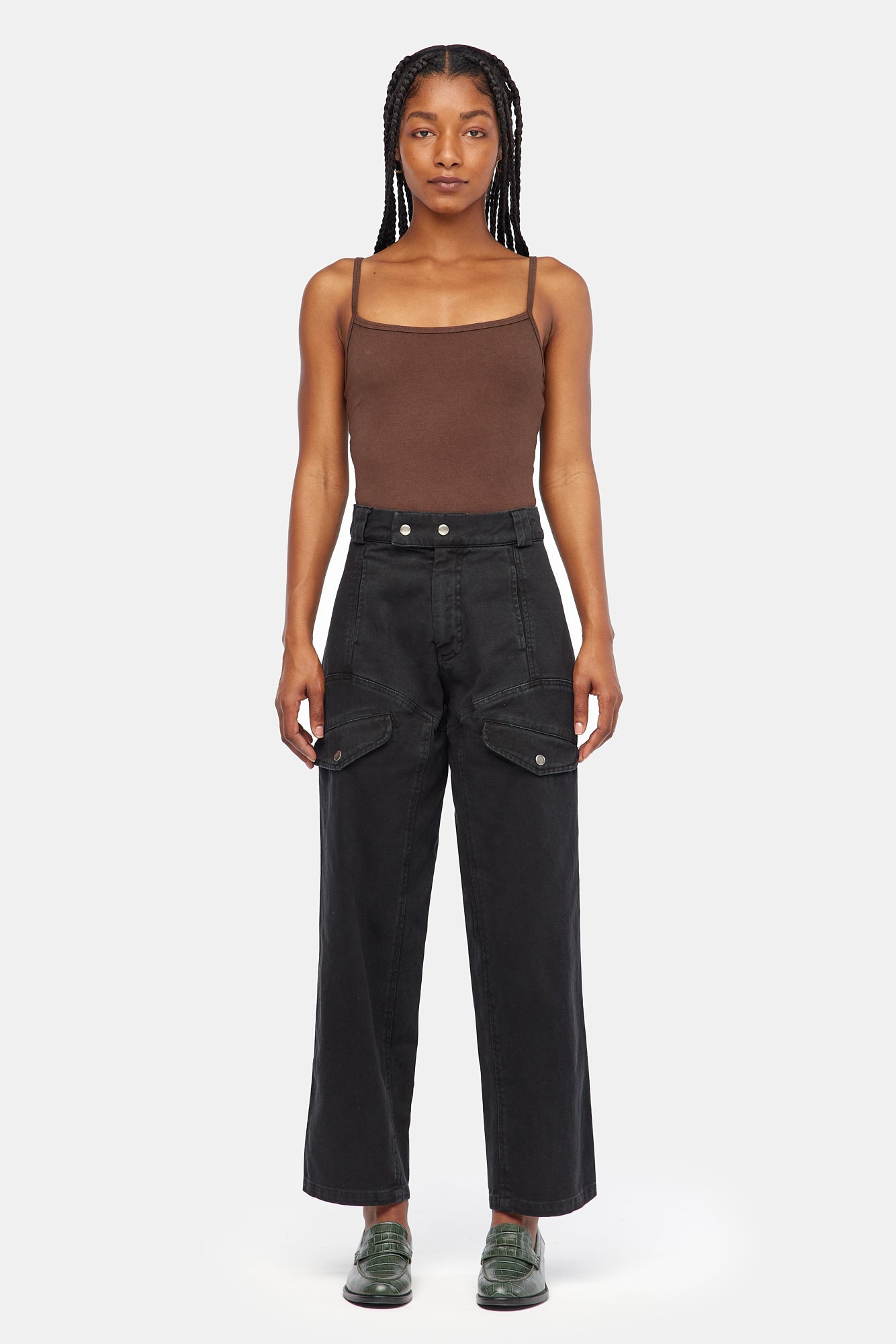 Diego Trousers - Washed Black