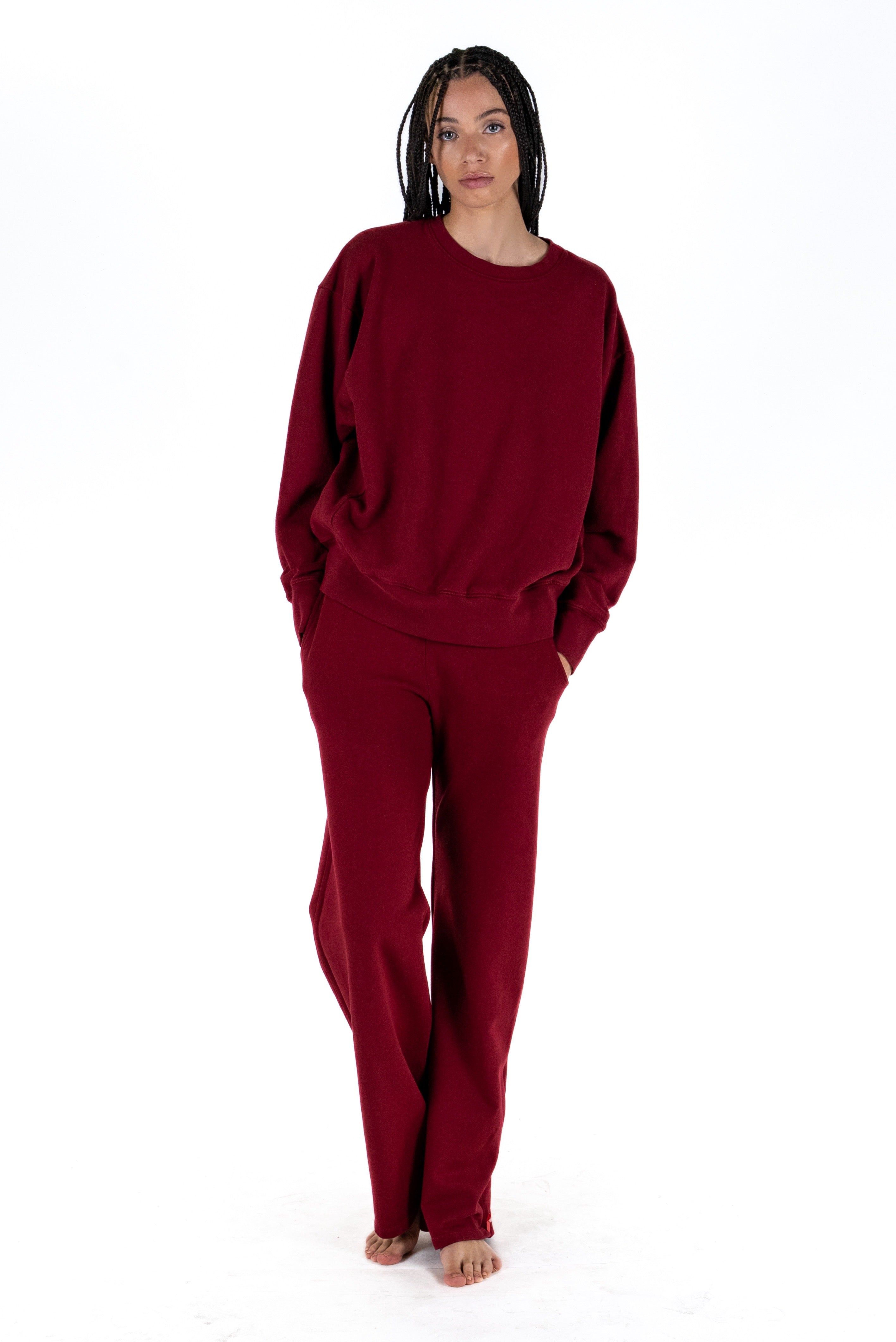 Slater Sweatshirt - Burgundy