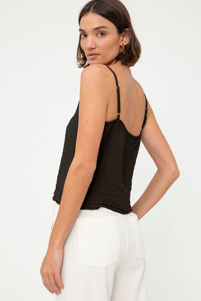 Sofia Slip Tank - Tar