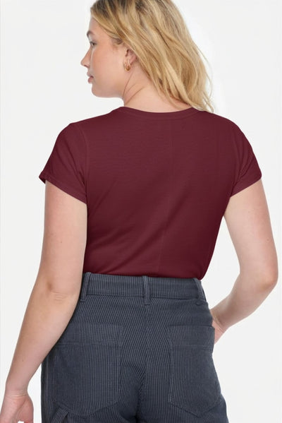 Frank Tee - Burgundy