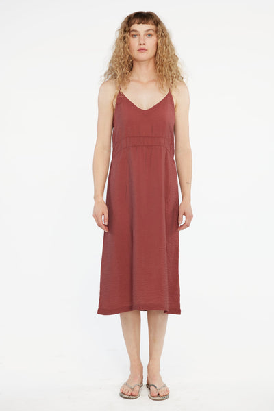 Alma Slip Dress - Cocoa
