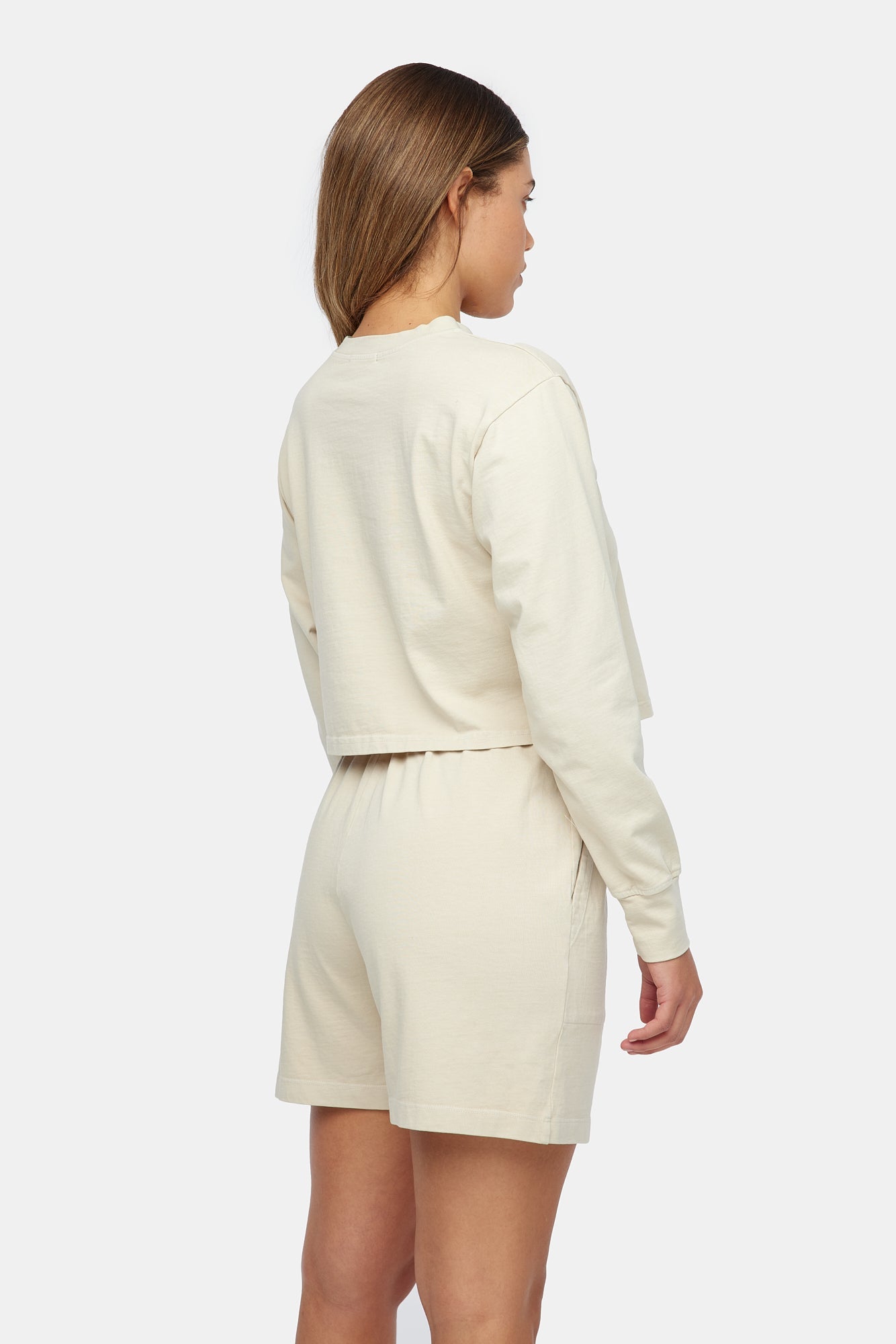 Longsleeve Boxy Tee - Sea Salt