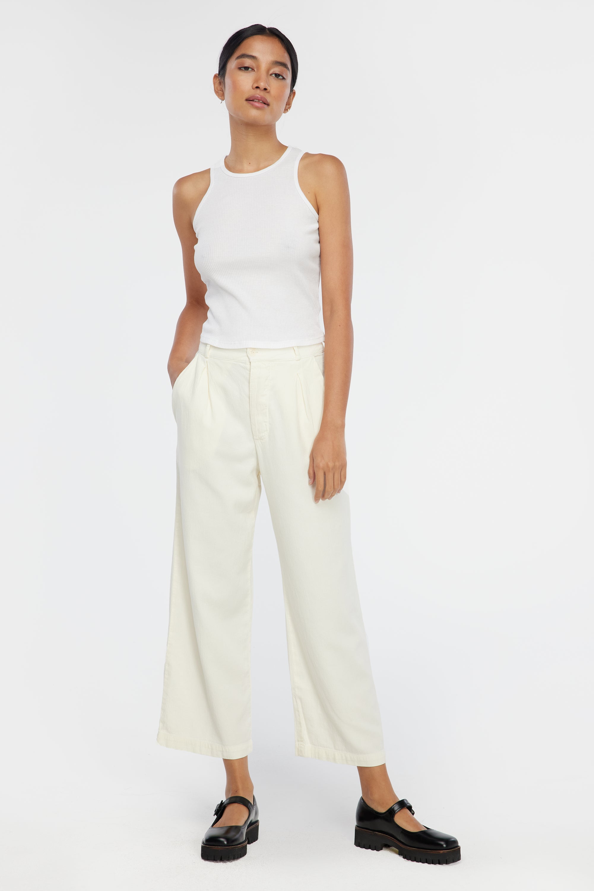Lola Trousers - Panna Cotta