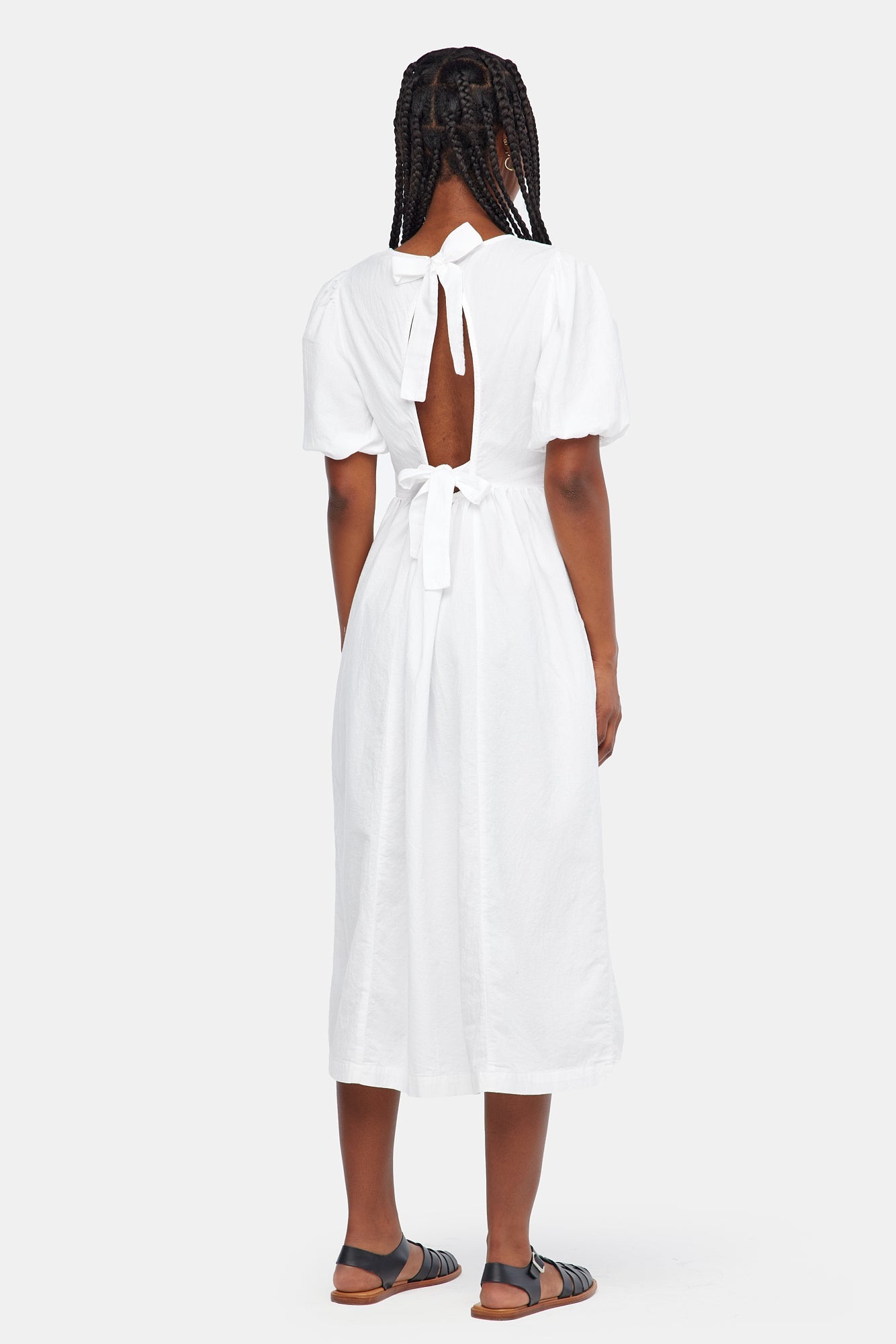 Aster Dress - Whitewash