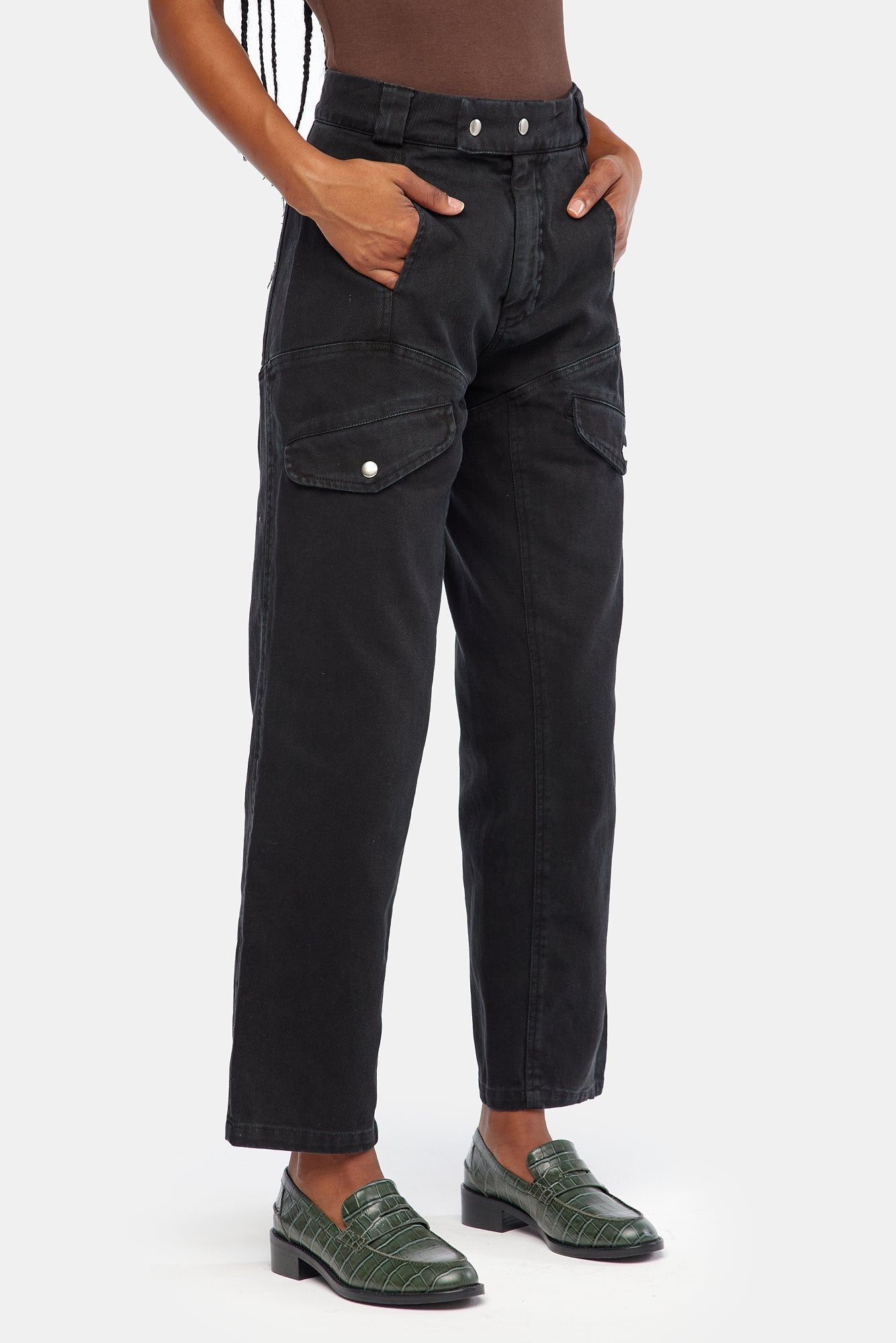 Diego Trousers - Washed Black