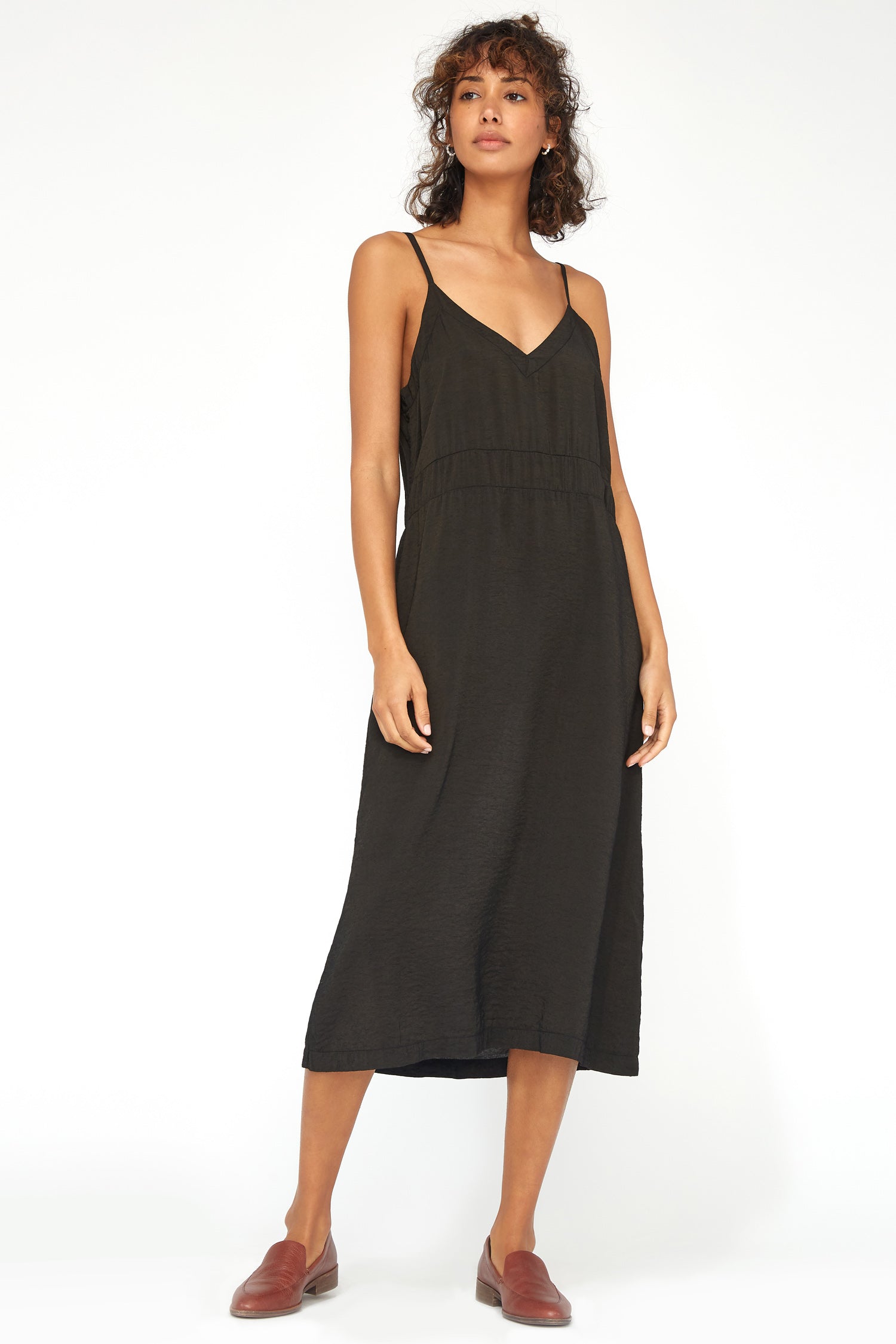 Alma Slip Dress - Tar