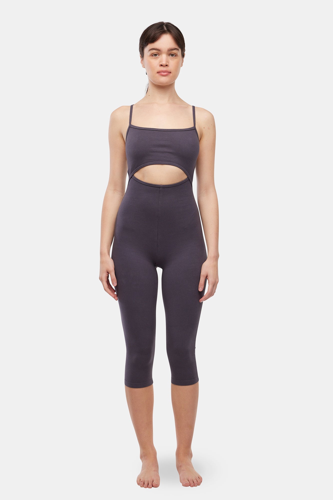 Vida Unitard - Charcoal
