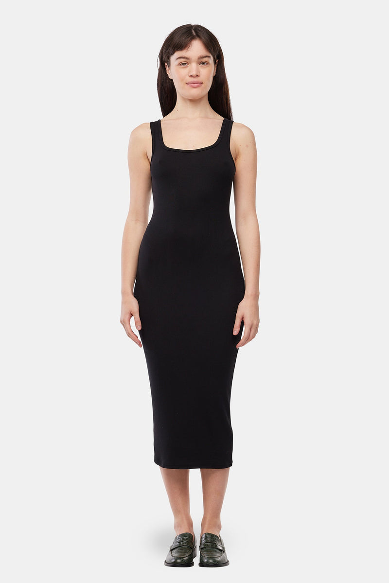LACAUSA Eliah Dress in Tar