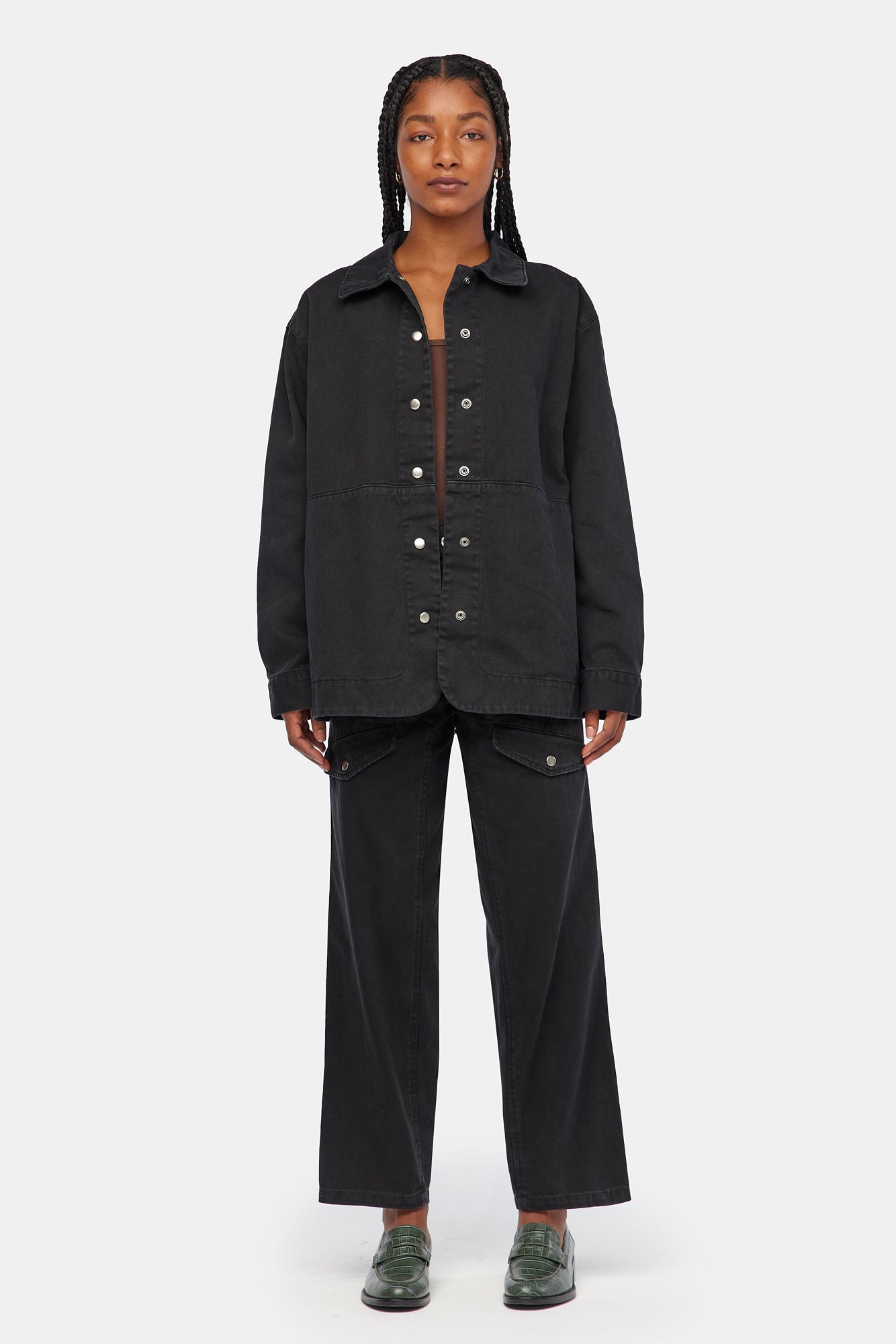 Diego Trousers - Washed Black