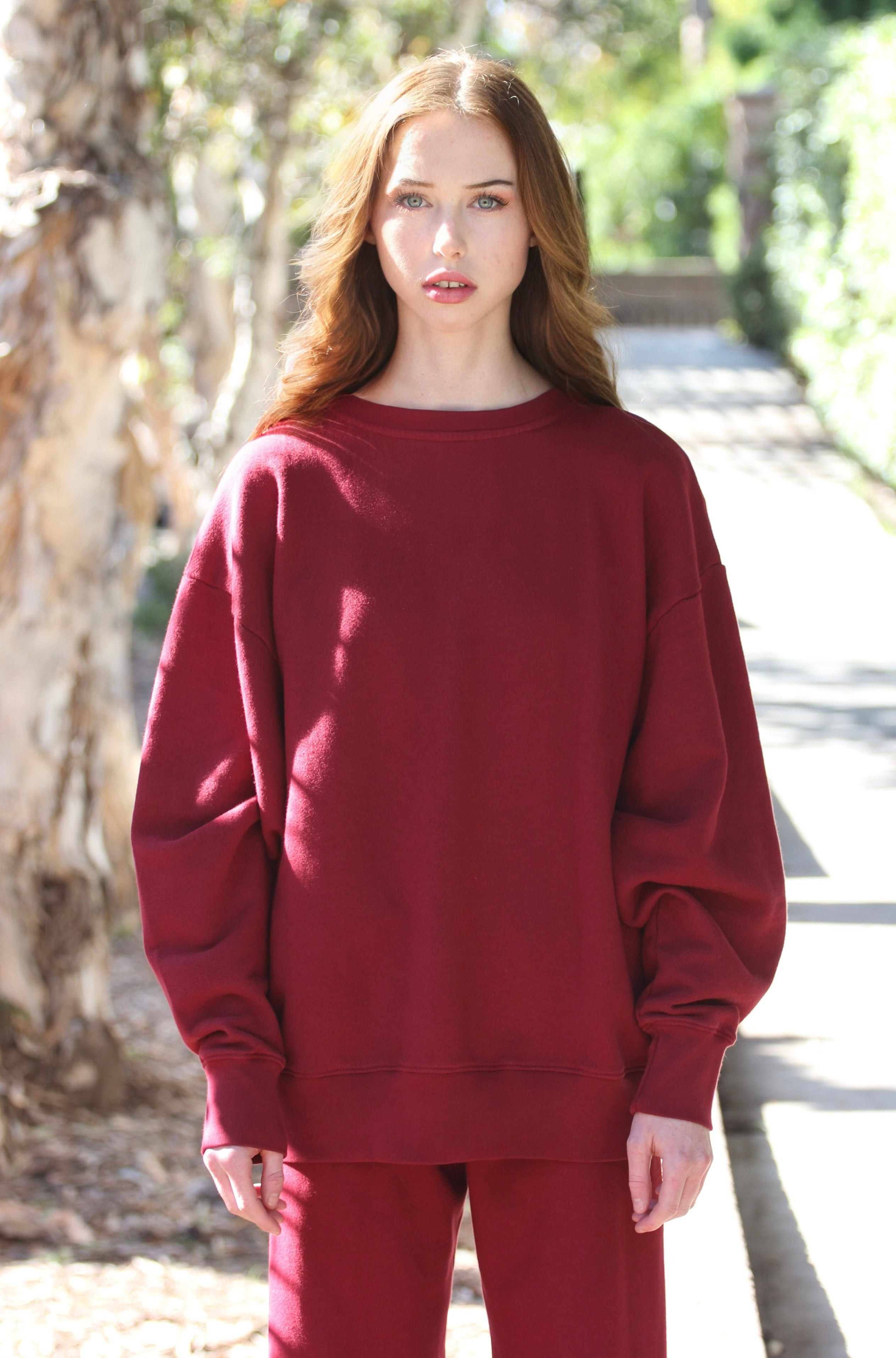 Slater Sweatshirt - Burgundy