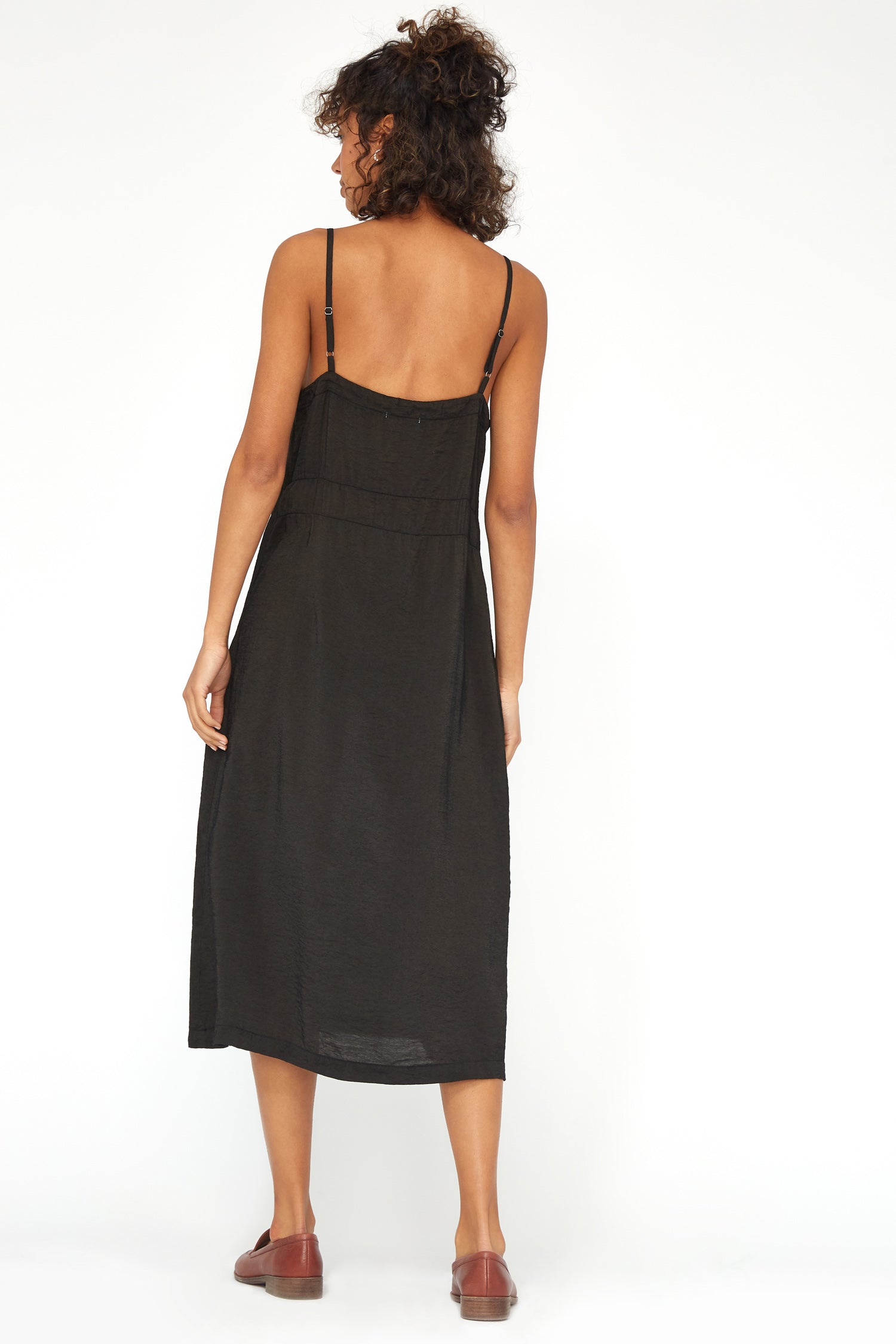 Alma Slip Dress - Tar