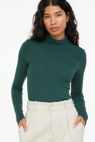 Sweater Rib Turtleneck - Absynthe