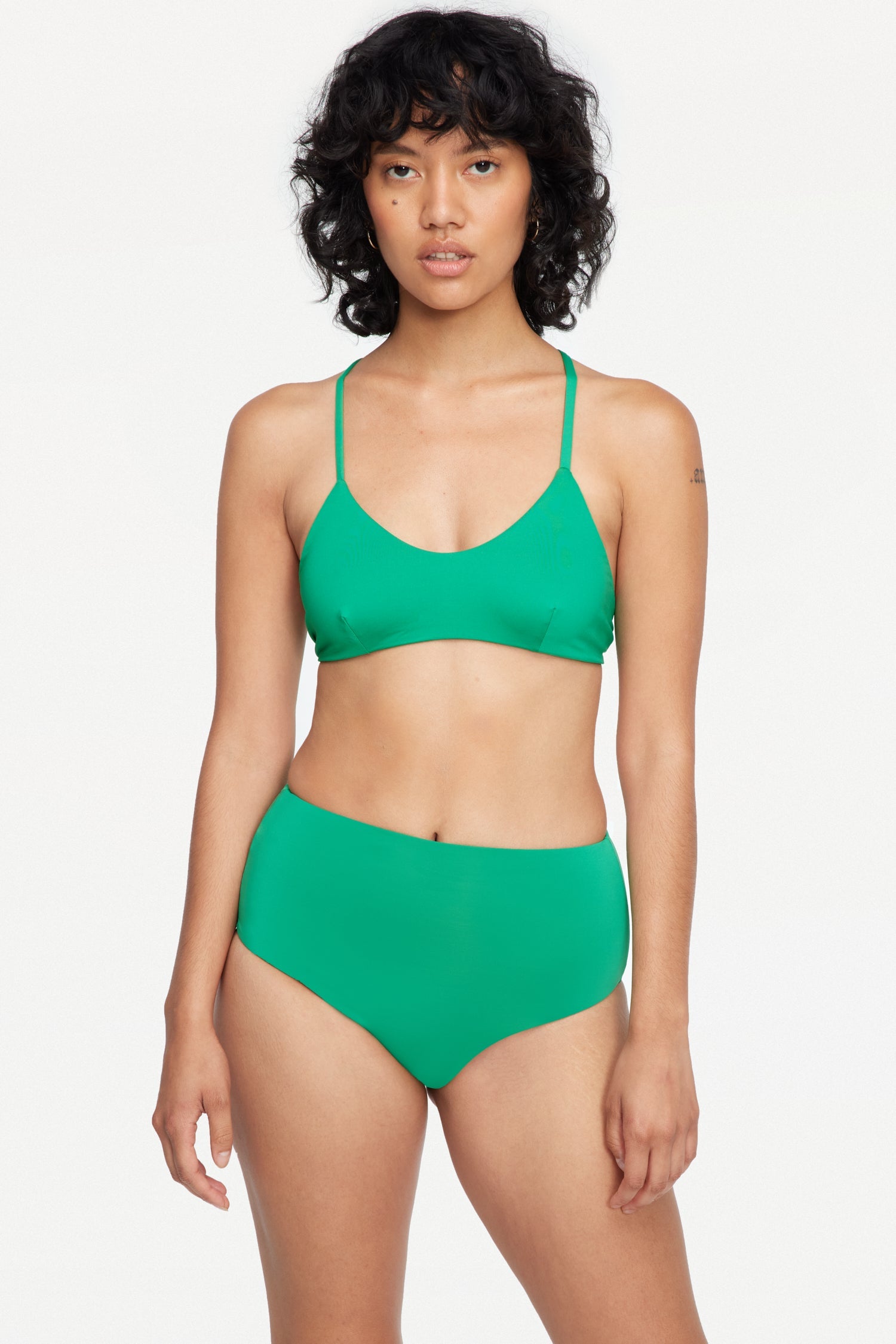 Sporty Tie Top - Emerald